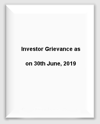 Marine Investor Grievance 30th June 19
