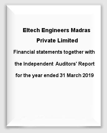 Eltech Engineers Madras Private Limited 2018-19